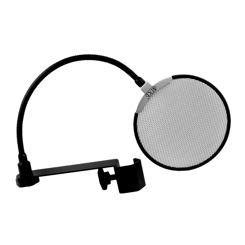 XL-PF-003 - Universal metal mesh pop filter in Silver